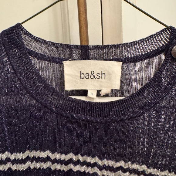 Sparkly striped sheer shirt - Picture 2 of 3